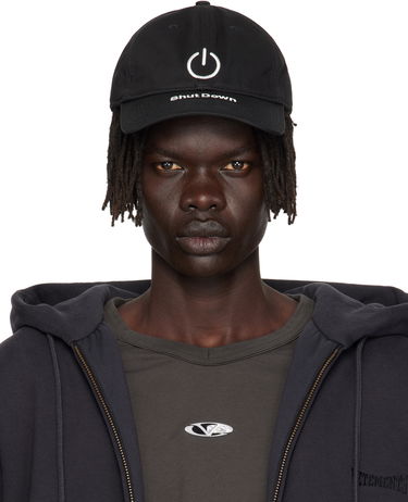 Шапка с козирка VETEMENTS VETEMENTS 'Shut Down' Baseball Cap Черно | UH76CA790B, 0