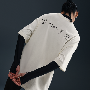 Тениска Nike Sportswear Loose Fit T-Shirt Бяло | HJ2993-133, 3