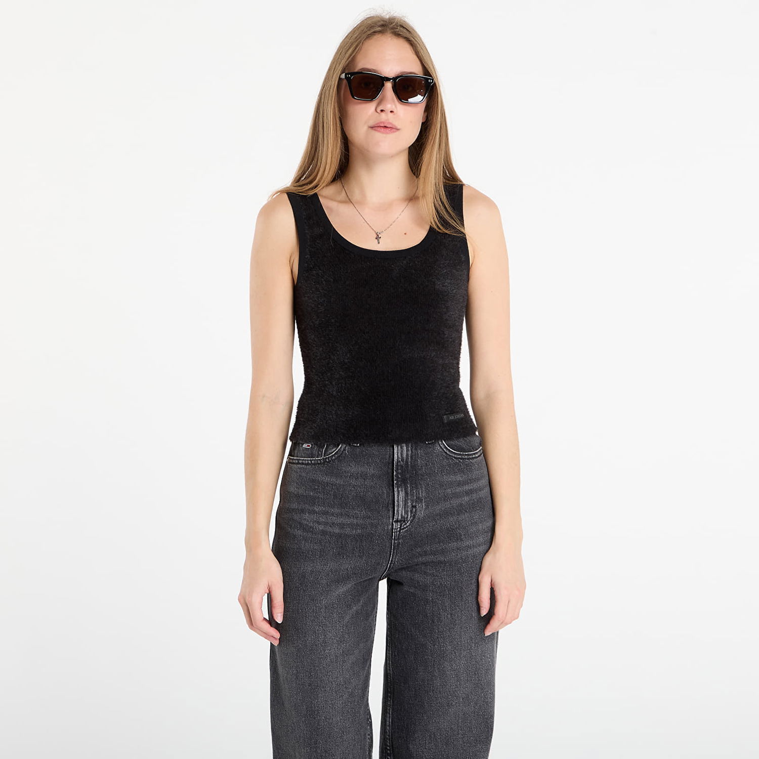 Потник Jordan Air Jordan Women's Fuzzy Tank Top Черно | HQ9171-010, 0