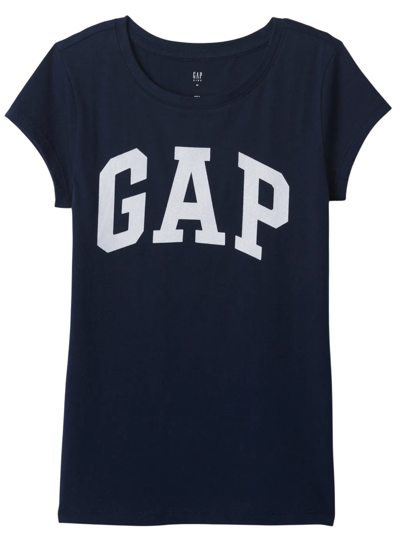 Тениска GAP GAP Logo T-Shirt Тъмно синьо | 460525-11