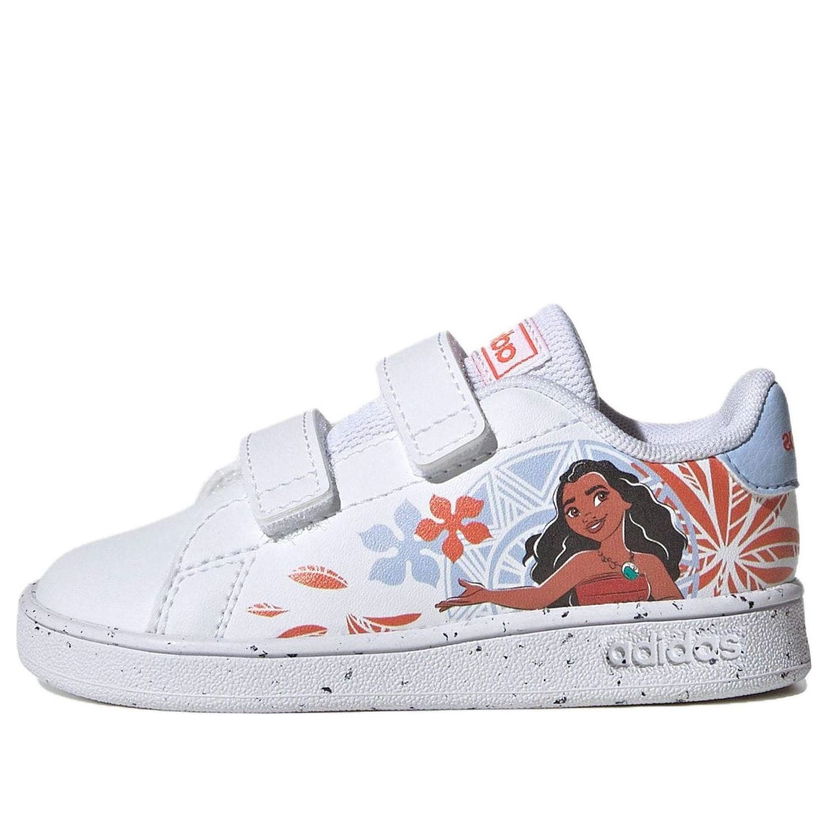 Кецове и обувки adidas Originals Disney x Advantage Hook-and-Loop Moana Бяло | GZ9467