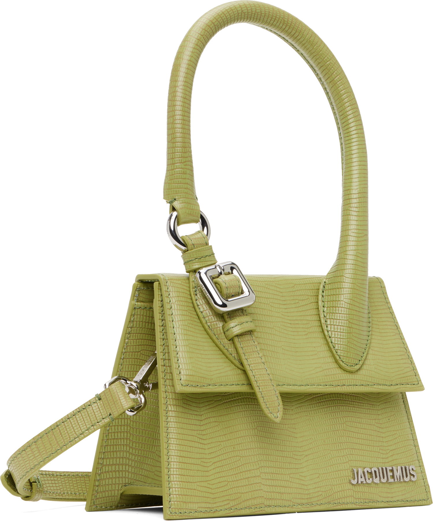 Дамска чанта Jacquemus Jacquemus 'Le Chiquito Moyen' Top Handle Bag Зелено | 25E233BA327-3235, 1