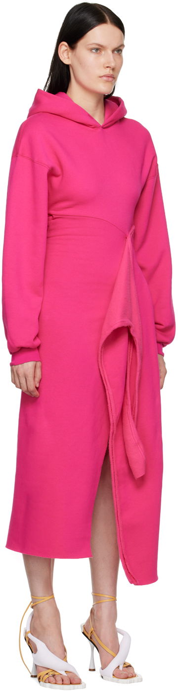 Pокля Ottolinger Ottolinger Hooded Midi Dress Розово | 1501506, 1