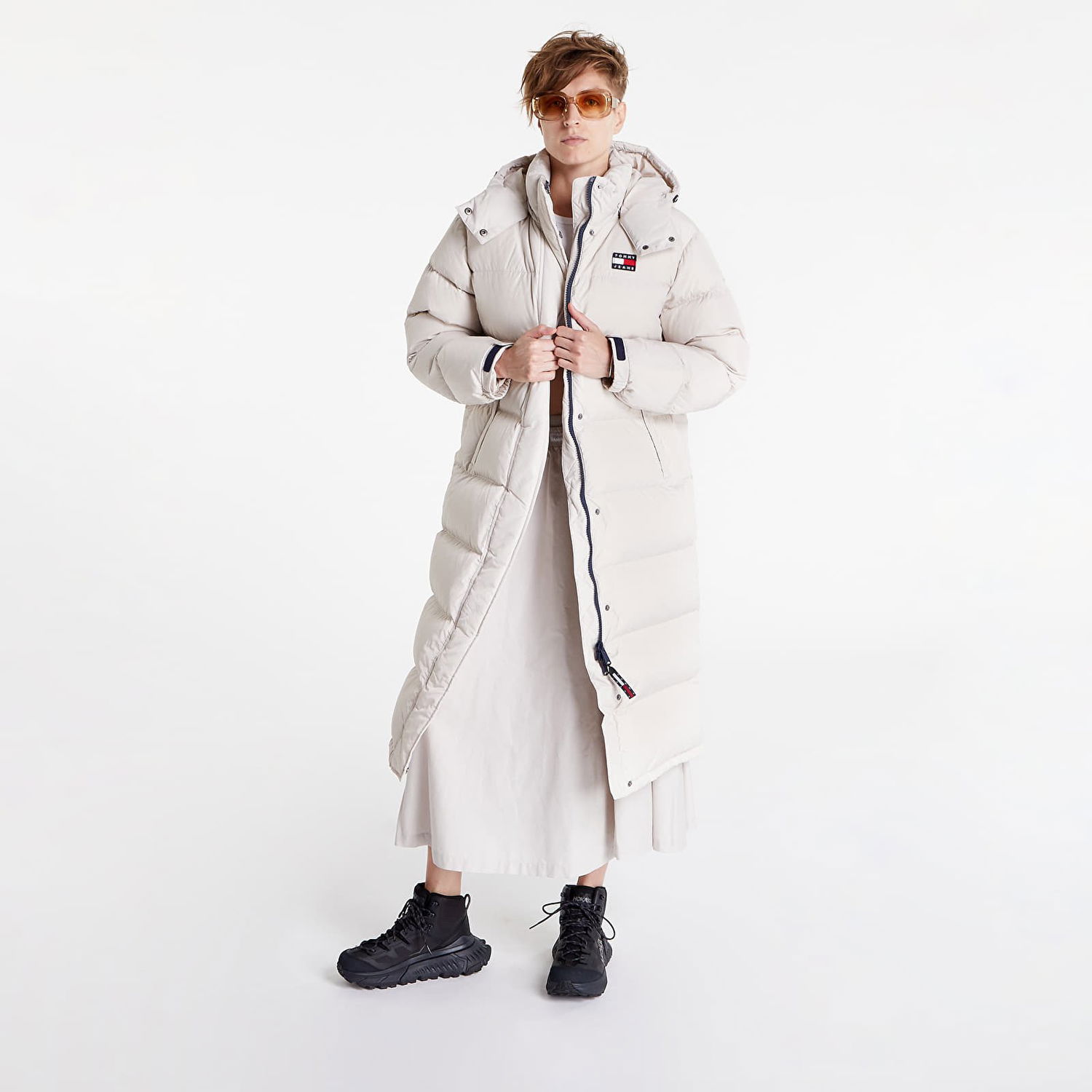 Яке Tommy Hilfiger Alaska Winter Long Puffer Coat Бежово | DW0DW14287 ACE, 0