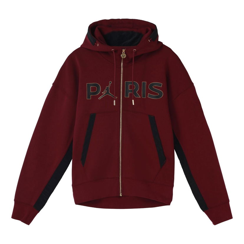 Суитчър Jordan Jordan Travel Alphabet Zip Hoodie Бургунди | CV9951-610