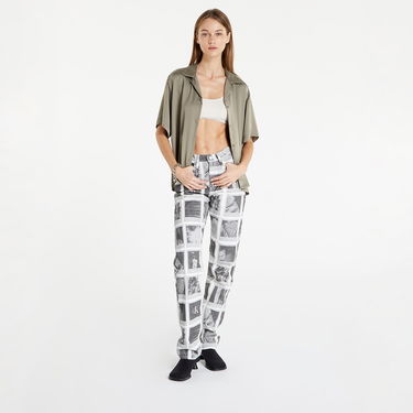 Дънки CALVIN KLEIN Jeans High Rise Straight Бяло | J20J220045 1AA, 2