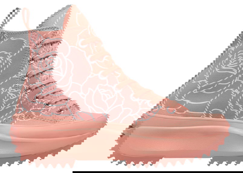 Кецове и обувки Converse Run Star Hike Natasha Cloud Floral Pink Quartz W Розово | 571877C, 0