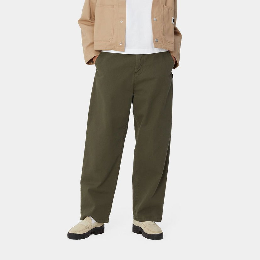 Панталони Carhartt WIP Brady Garment Dyed Softener Pants Зелено | I033770_8