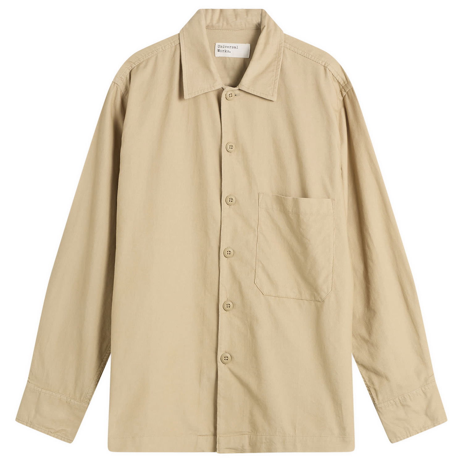 Риза Universal Works Fine Cord Fatigue Overshirt Бежово | P33049-SND, 1
