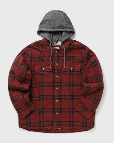 Яке Levi's Sherpa Lined Hooded Flannel Shirt Jacket Червено | 003AZ-0001, 1