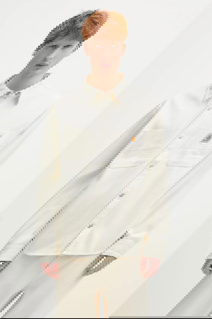 Яке Carhartt WIP Transitional Crawford Shirt Jac Бяло | I034524.05XX, 0