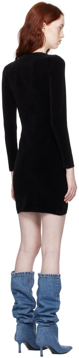Pокля Alexander Wang Bonded Minidress Черно | 4KC4236001, 2