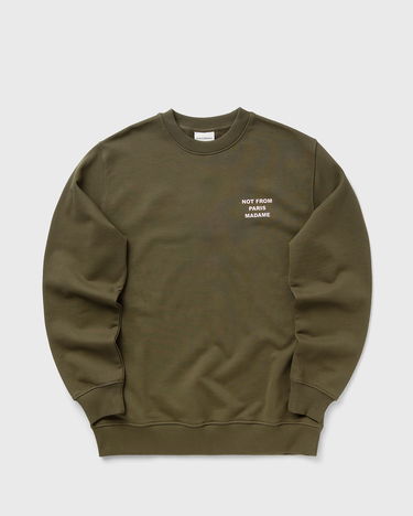 Суитчър Drôle de Monsieur Slogan Sweatshirt Зелено | I-SW149-CO127-KK, 1