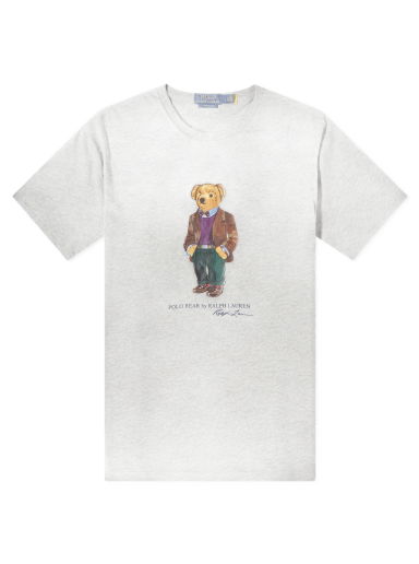 Тениска Polo by Ralph Lauren Polo Ralph Lauren Heritage Bear Andover Heather Сиво | 710854497025