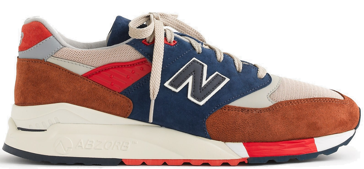 Кецове и обувки New Balance J. Crew x 998 "Hilltop Blues" Тъмно синьо | M998HTB, 0