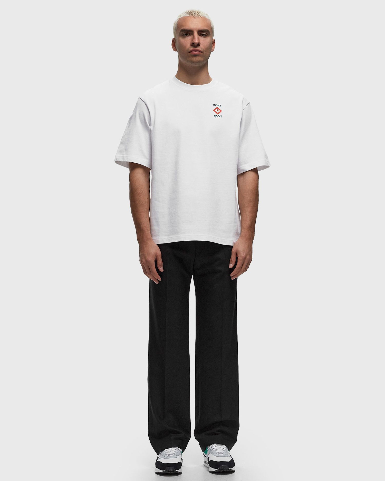 Тениска Casablanca CASA SPORT ICON 3D PRINTED OVERSIZED TEE Бяло | MPF24-JTS-027-02, 1