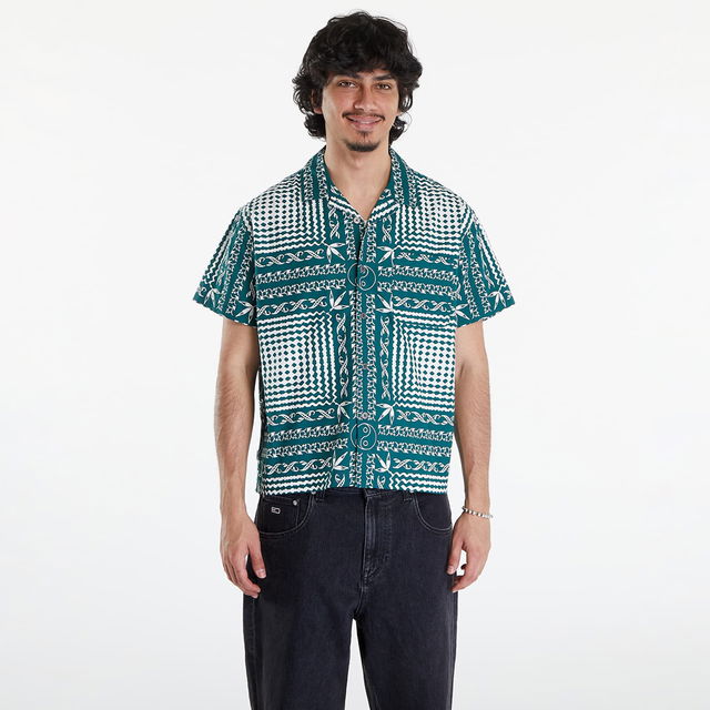 Cortex Woven Shirt Aventurine Green/ Multi