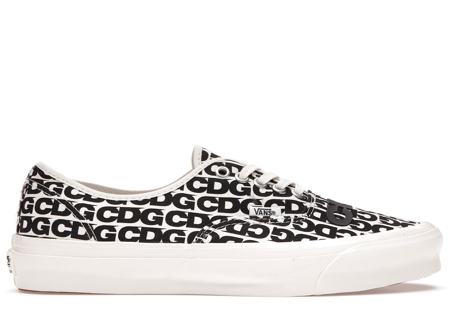 Кецове и обувки Vans Authentic Comme des Garcons Black Heel Tab (Curved Rubber) Черно | VN0A4BV9SHM, 0