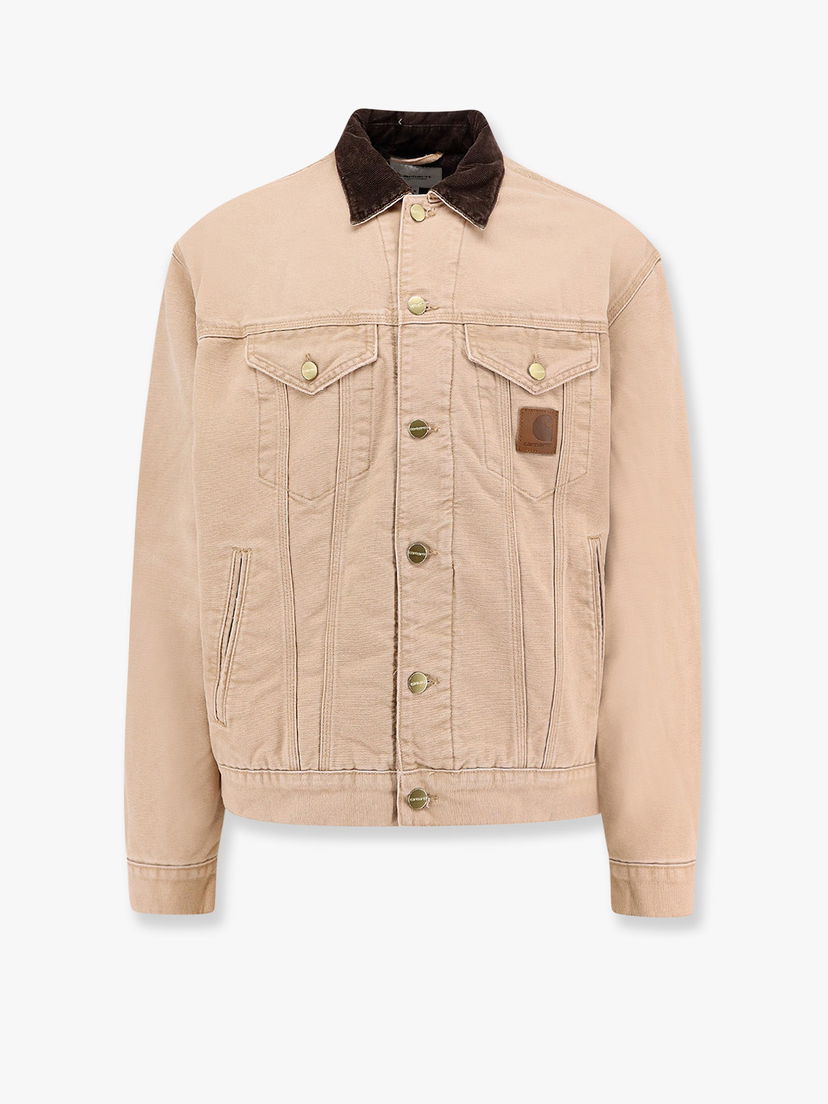 Яке Carhartt WIP Corduroy Collar Denim Jacket Бежово | I0343152N24O