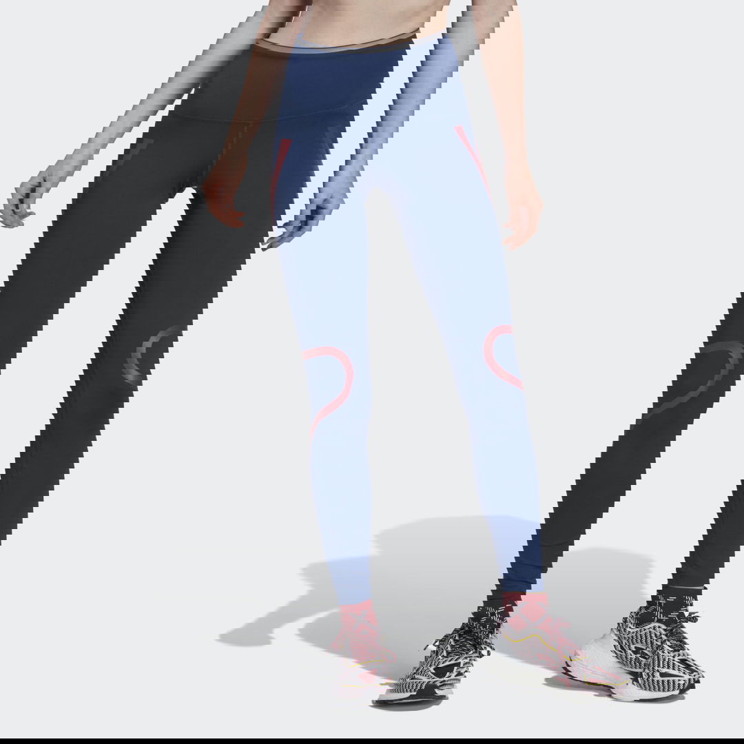 Клинове adidas Originals by Stella McCartney TruePace Running Leggings Тъмно синьо | HI6137, 0