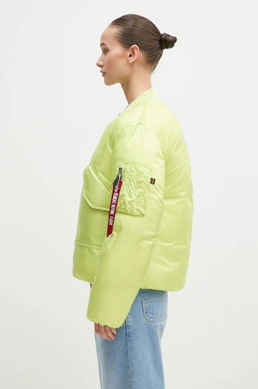 Яке бомбър Alpha Industries Oversized Bomber Jacket Зелено | 148004, 1