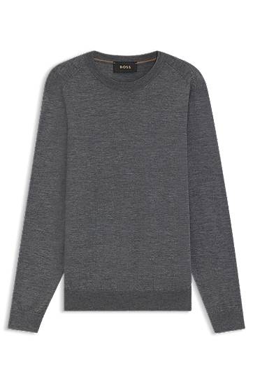 Knitted sweater in wool, silk and cashmere