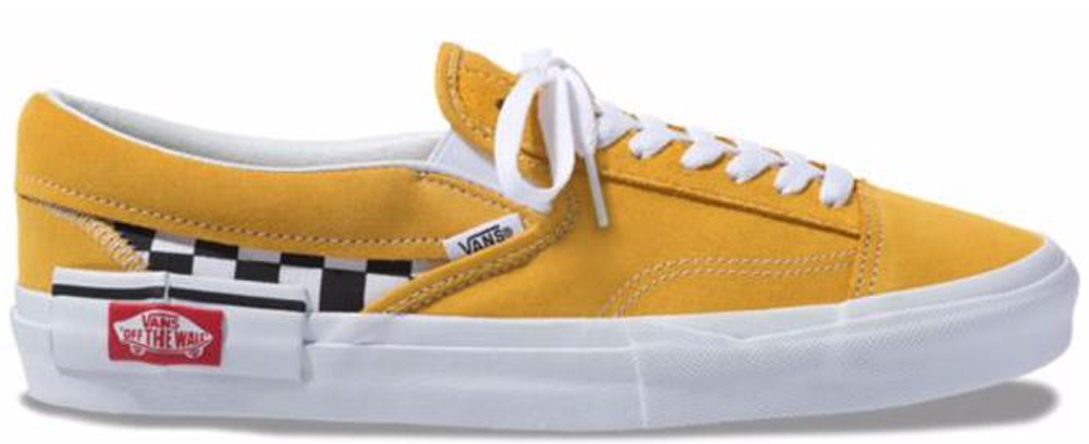Кецове и обувки Vans Slip-On Cap Checkerboard Yolk Yellow Жълто | VN0A3WM5VLY, 0