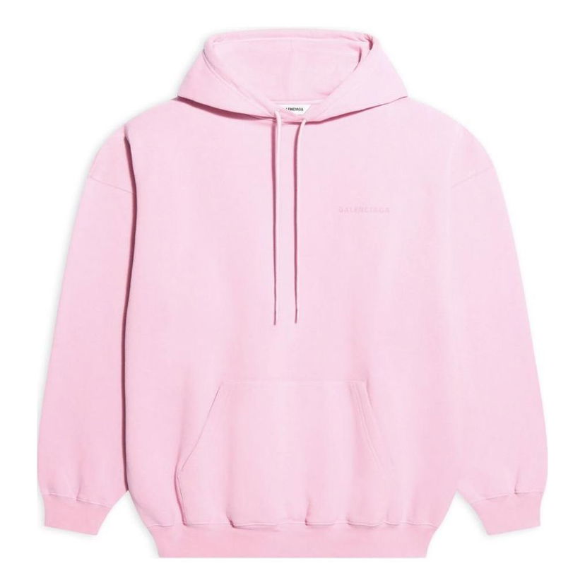 Суитчър Balenciaga Balenciaga SS21 Loose Fit Hoodie Розово | 578135TJVA85700