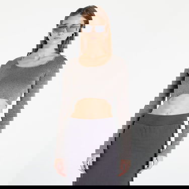 Пуловер CALVIN KLEIN Jeans Square Neck Plating Knitwear Perfect Taupe Черно | J20J219785 A03, 3