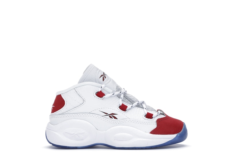 Кецове и обувки Reebok Question Mid Red Toe 25th Anniversary (TD) Бяло | FY2267, 0
