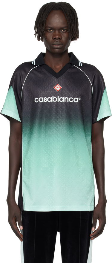 Фланелка Casablanca Casablanca Monogram Football Jersey Зелено | U-MPF25-JTP-375-01, 0