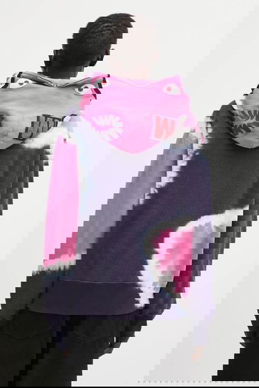 Суитчър BAPE Hand Dye Shark Hooded Full-Zip Tie-Dye Многоцветен | 001ZPL302008L, 2