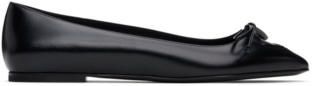 ALAÏA Lace-Up Ballerina Flats
