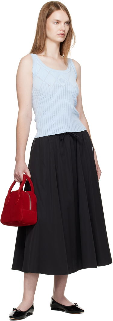 Потник KENZO Kenzo Paris Textured Tank Top Синьо | FF62TO6143CW, 3