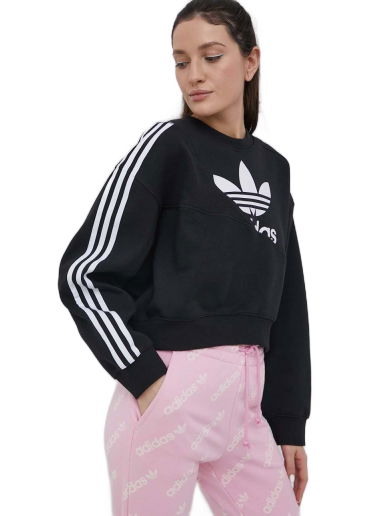 Суитчър adidas Originals Adicolor Split Sweatshirt Черно | HC4622