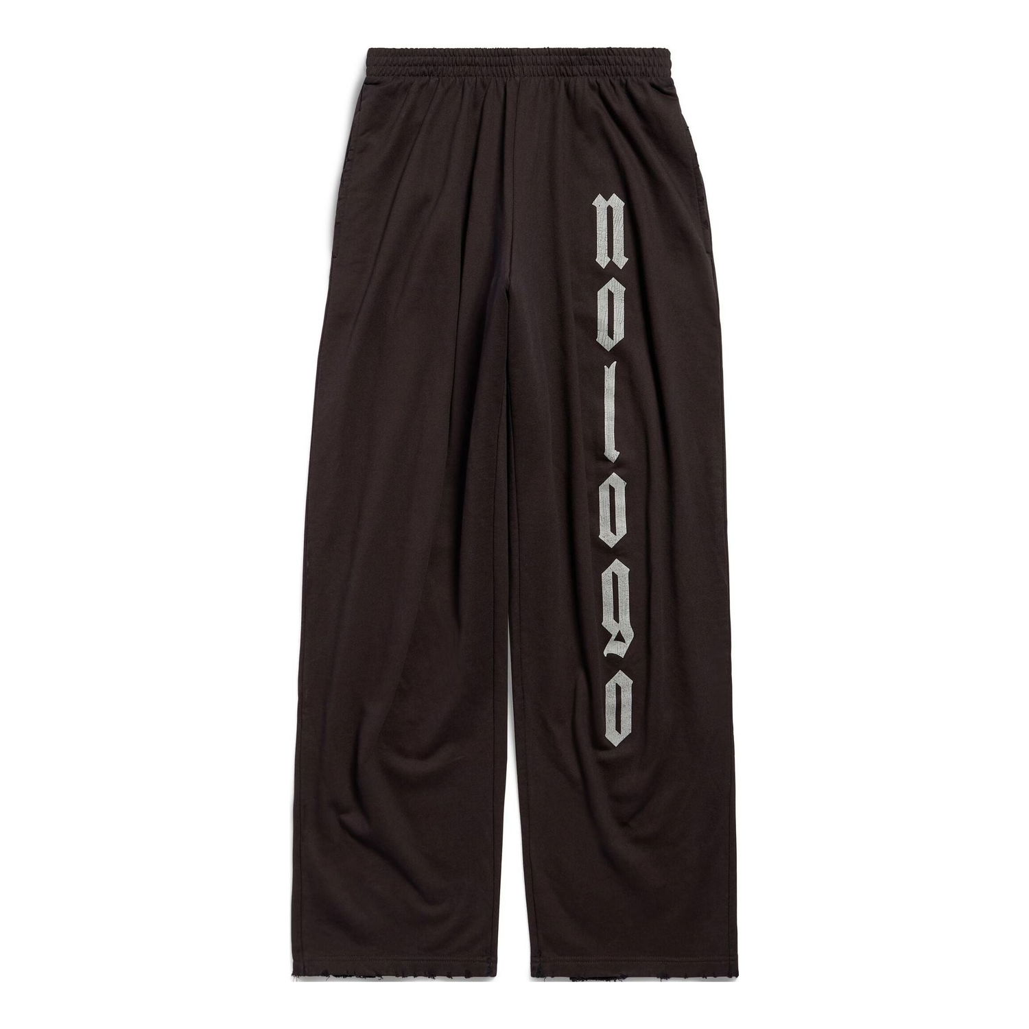 Спортни панталони Balenciaga Nologo Baggy Sweatpants Черно | 787357TQVK71055, 0