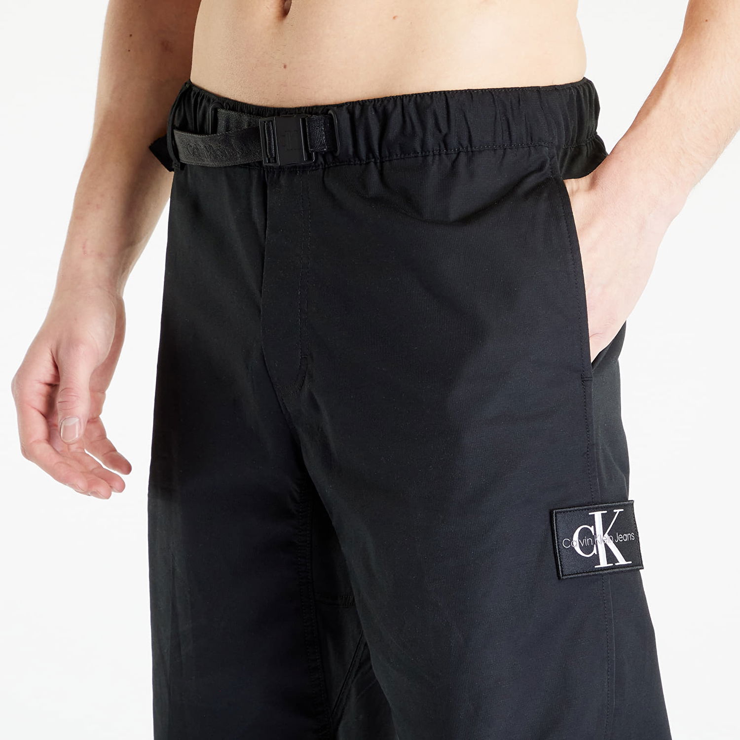 Панталони CALVIN KLEIN Jeans Straight Utility Rip Chinos Черно | J30J322920 BEH, 1