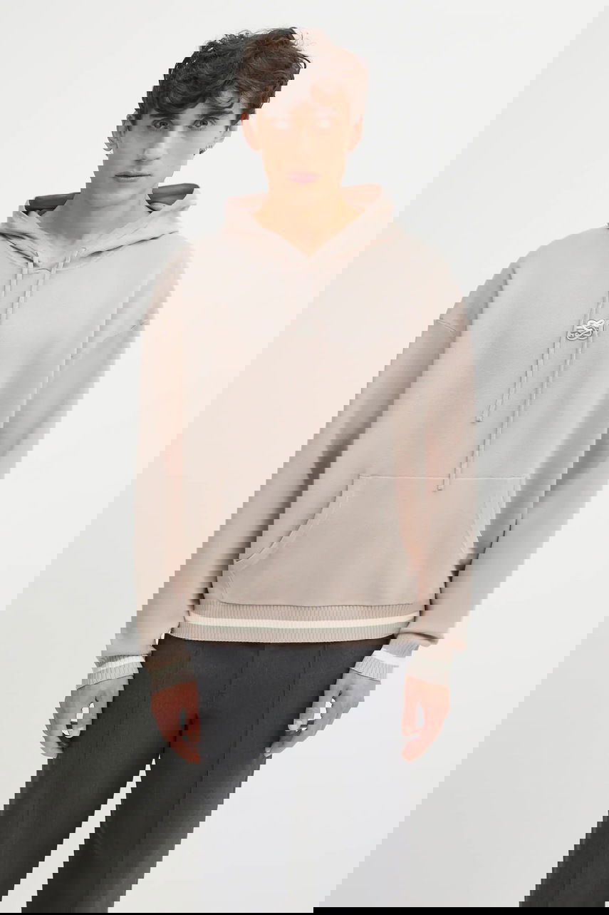 Суитчър Filling Pieces Knit Hoodie with Applique Бежово | 422532500265, 0