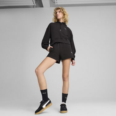 Суитчър Puma WARDROBE ESS Relaxed Cropped Hoodie Черно | 629746_01, 2
