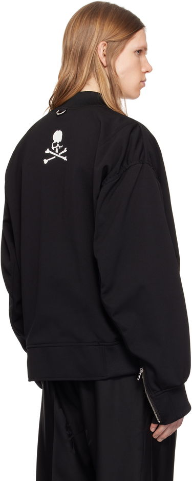 Яке бомбър Mastermind WORLD Mastermind World Jersey Bomber Jacket Черно | MW25S14-BL029-602, 2