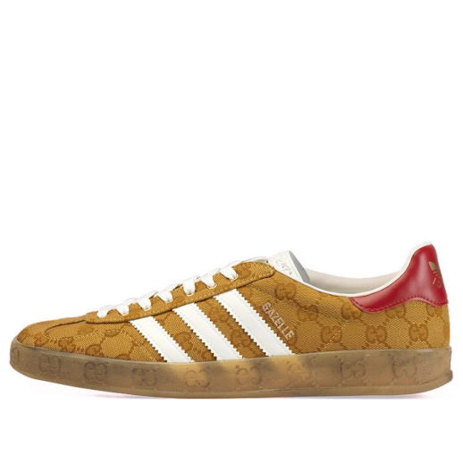 Кецове и обувки adidas Originals adidas x Gucci Gazelle GG Monogram Кафяво | HQ8850, 0
