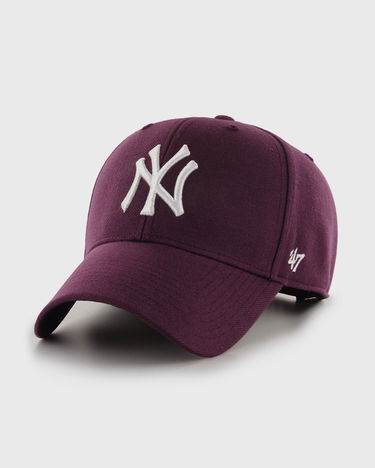 Шапка с козирка '47 Brand MLB New York Yankees '47 MVP SNAPBACK Бургунди | B-MVPSP17WBP-PJ, 0
