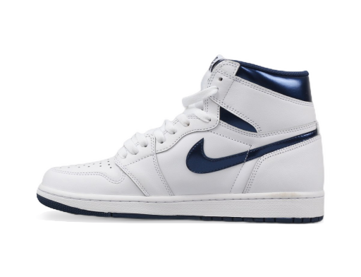 Лимитирано Издание Jordan Air Jordan 1 Retro High OG BG "Metallic Navy" Бяло | 575441-106