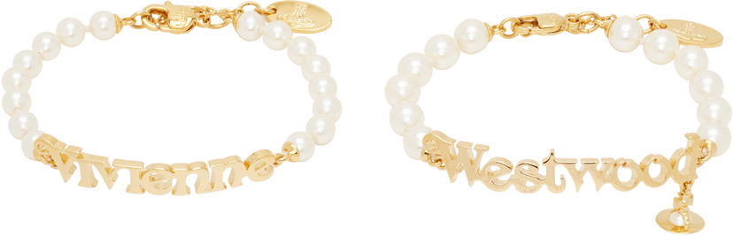 Гривна Vivienne Westwood Vivienne Westwood Amelia Pearl Bracelet Set Бяло | 6103008V-02R313-