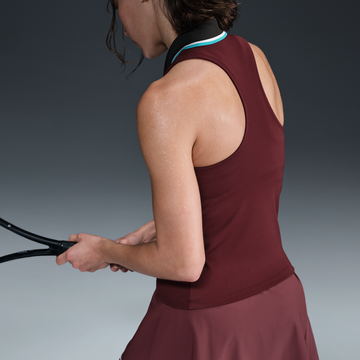 Pокля Nike NikeCourt Slam Dri-FIT Tennis Tank Бургунди | FZ6752-619, 1