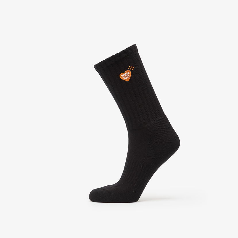 Чорапи Human Made HUMAN MADE Pile Socks 1-pack Черно | HM30GD064BK