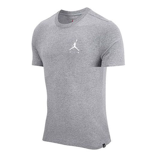 Тениска Jordan Jordan Jumpman Logo Embroidered Knit T-Shirt Сиво | DA6800-091