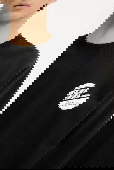 Суитчър Neighborhood NEIGHBORHOOD Classic Long Sleeve Sweatshirt with Graphic Черно | 251FPNH.CSM01, 3