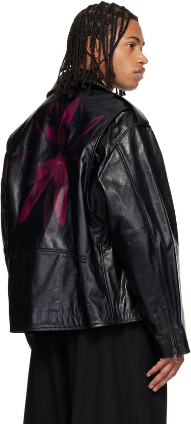 Яке Dries Van Noten Dries Van Noten Biker Leather Jacket Черно | 252-021803-2370, 2