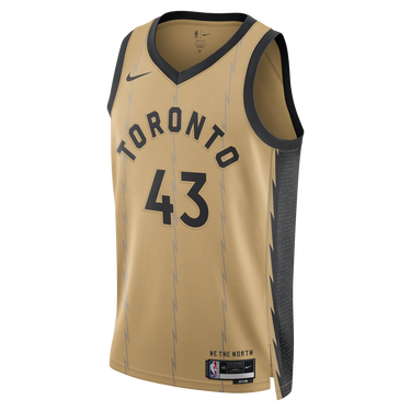 Фланелка Nike Dri-FIT NBA Swingman Jersey Pascal Siakam Toronto Raptors City Edition 2023/24 Бежово | DX8520-746, 0